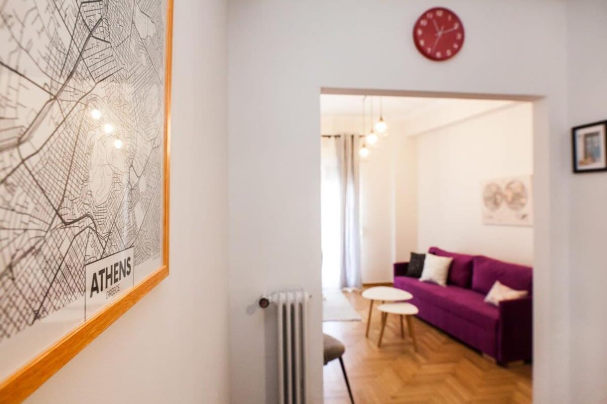 Contemporary Stylish Apartment Located Near Metaxourgeio Area Athens Exterior photo